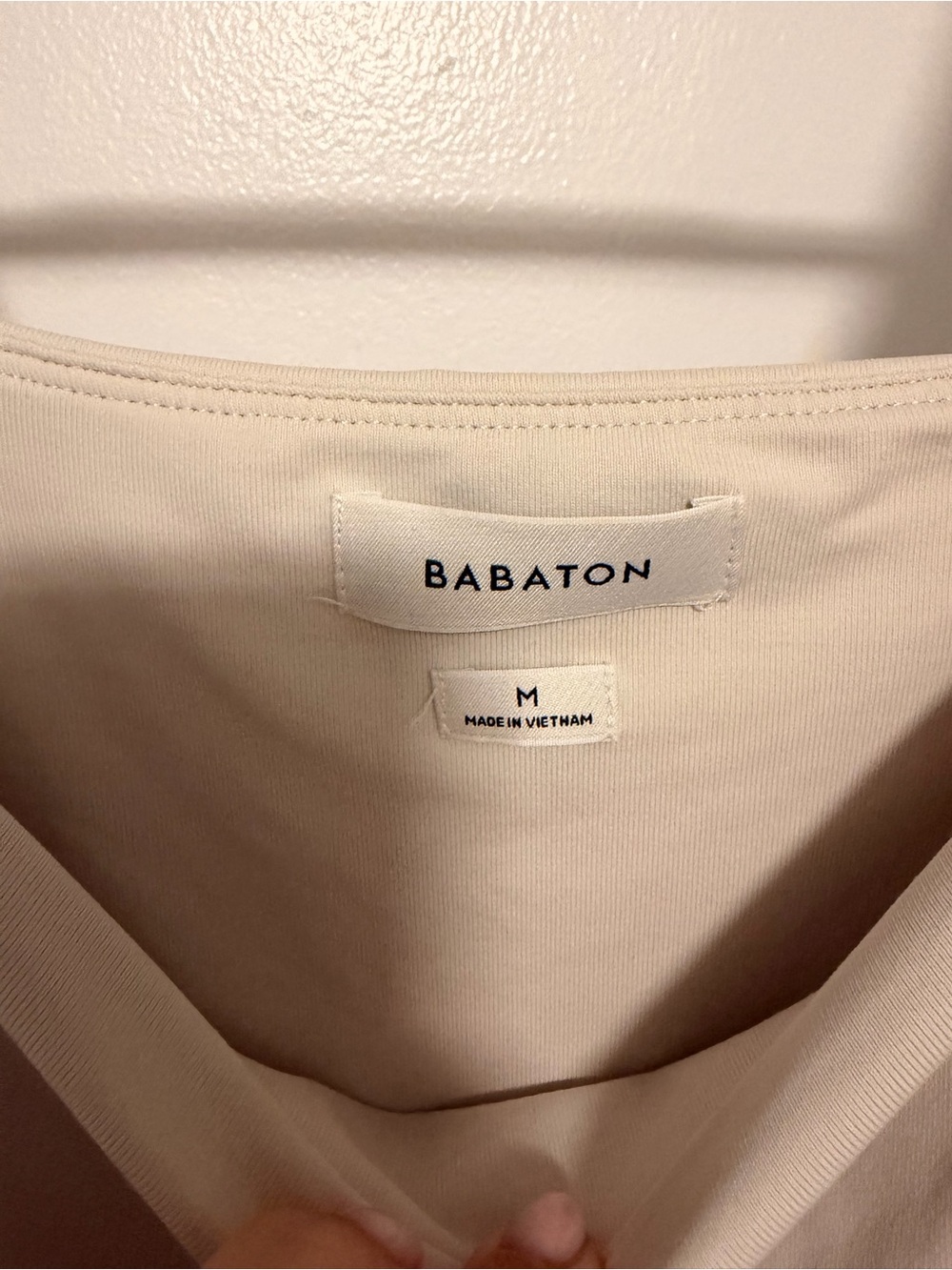 Aritzia Babaton Cream Long-Sleeve Square Neck Bodysuit - Picture 3 of 3